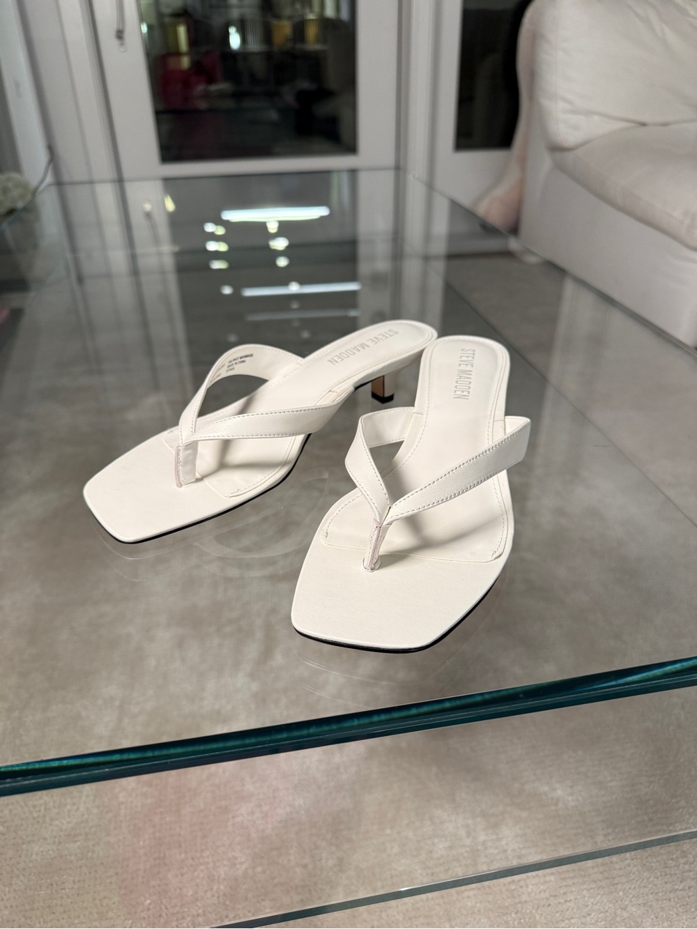 Steve Madden Tracie Sandals Kitten Heel
